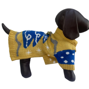 Suéter navideño amarillo