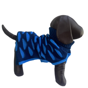 Suéter azul moderno