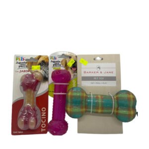 Juguetes resistentes en forma de hueso